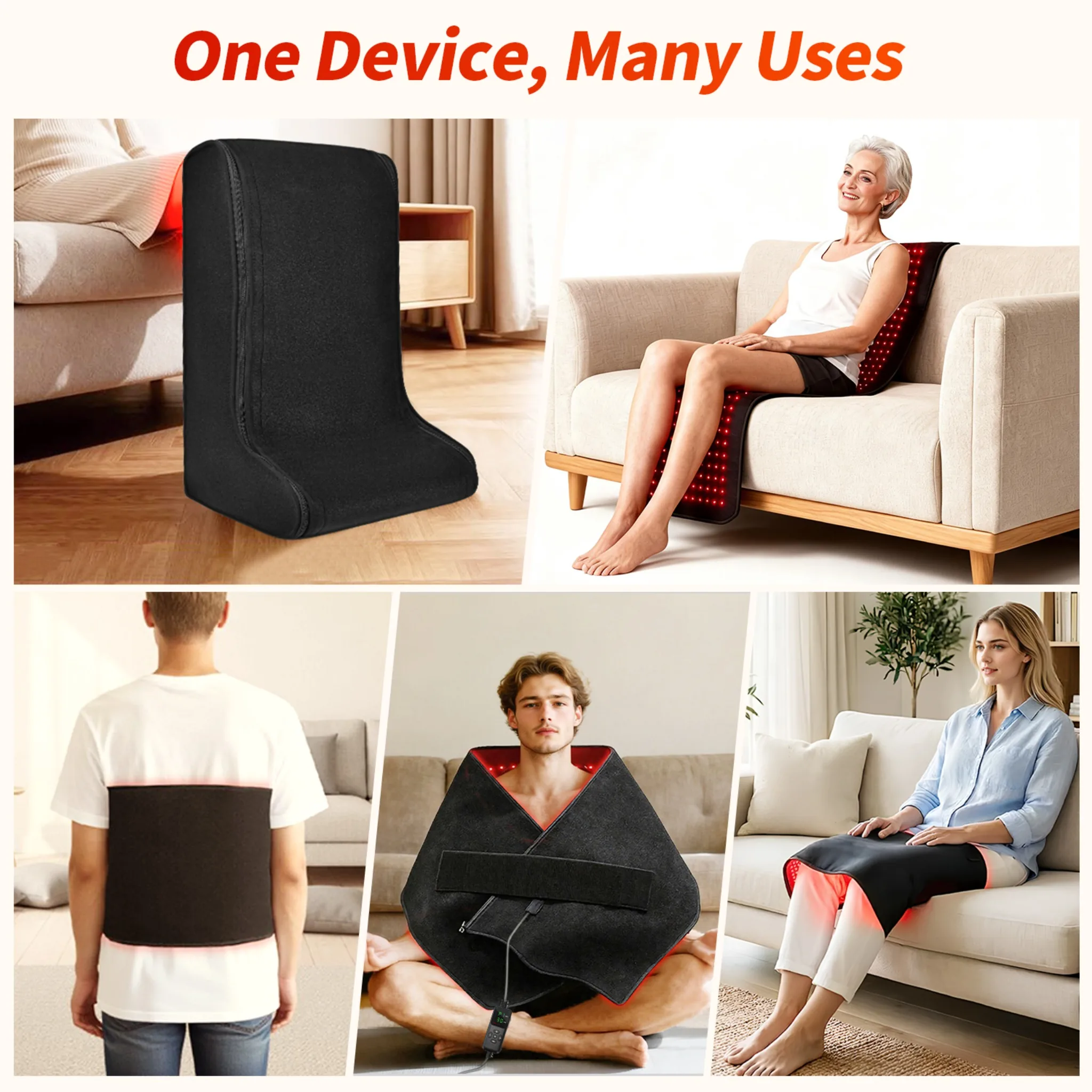 Full-Coverage Red Light Therapy Boot for Feet & Legs - Image 5